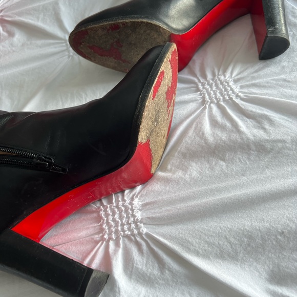 ***SOLD***Christian Louboutin Adox black leather boots 85mm - Picture 4 of 4